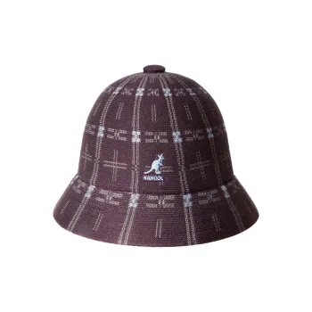 KANGOL Wool Bucket Hats Unisex Dark Purple
