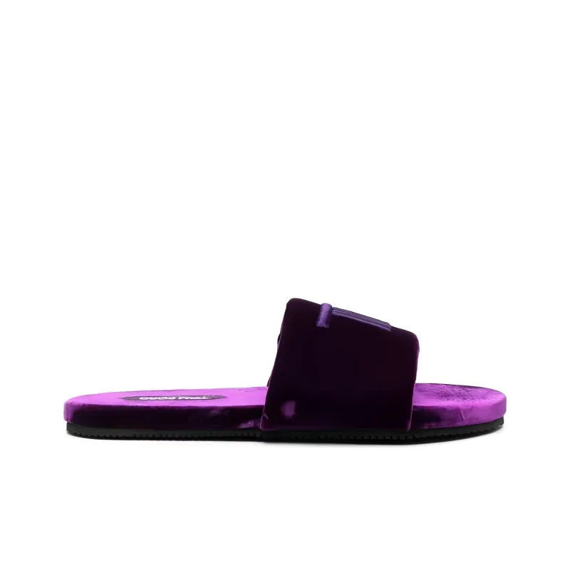TOM FORD Monogram Velvet Sandals-1