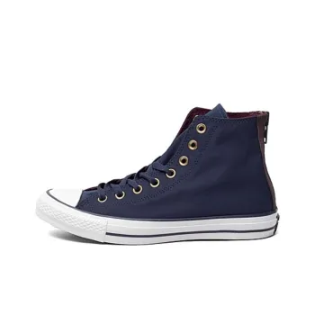 Converse All Star Anti Slip Wear Resistant High Top Canvas Shoes Men's Dark Blue White