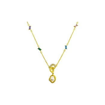 ZHENZHUAOMI Freshwater Pearl Necklaces Women's