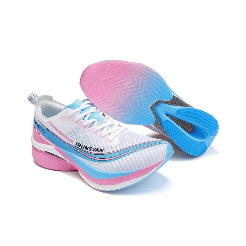 IRUNSVAN Low Top Running Shoes Unisex Mismatched New Plum Wine-7