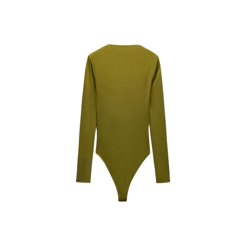 ZARA Bodysuits Women's Green-1