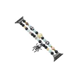 Blue Light Black/Bead String-Halloween Glow-in-The-Dark Spiders