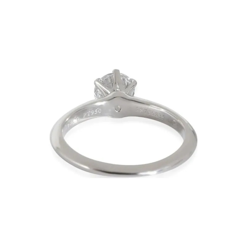 TIFFANY & CO. Pre Owned Platinum Diamond Engagement Ring-2