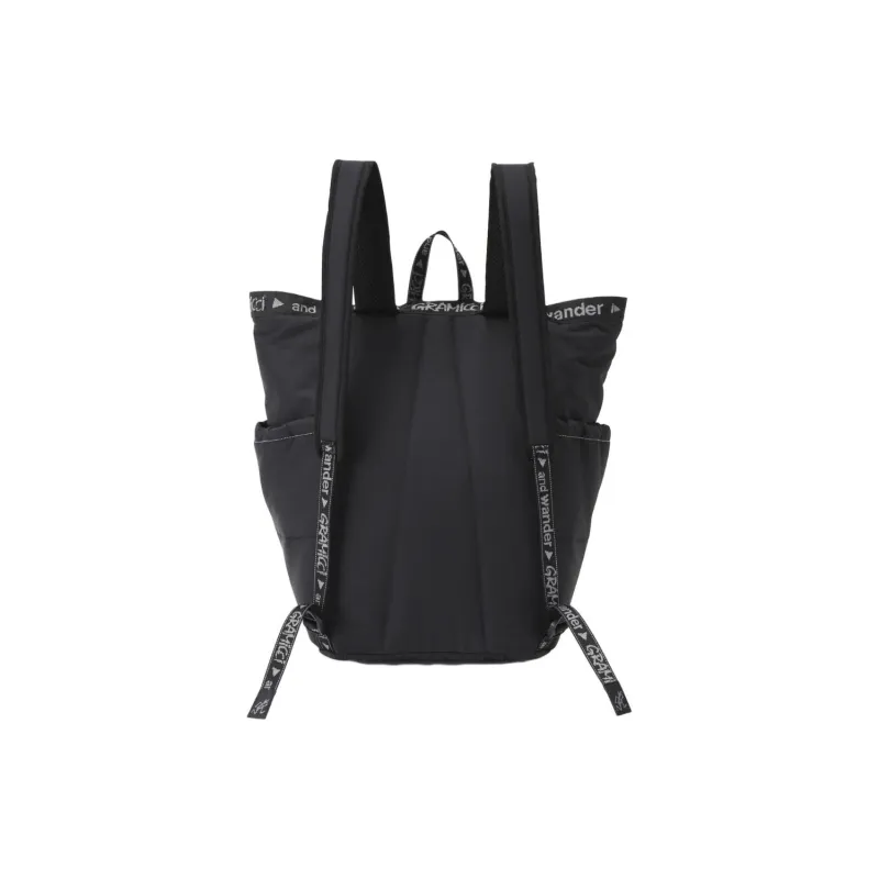 Gramicci Water-repellent Coating Backpack Unisex Black-3