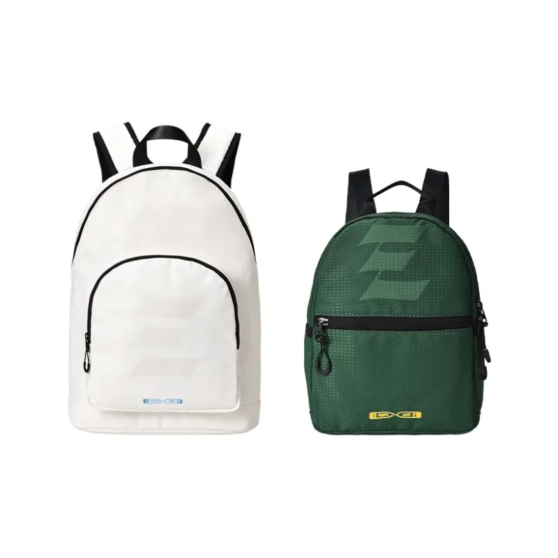 FINITE LOOP Bottle Eco Friendly Cloth Backpack Unisex Gardenia White-12