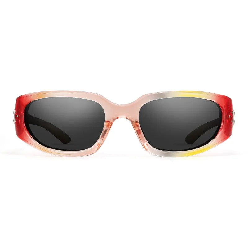 PULAIS TR/Memory Plastic TR90 Irregular Shape Sunglasses Unisex-1