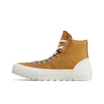 Converse Anti Slip Wear Resistant High Top Skateboard Shoes Men's Brown