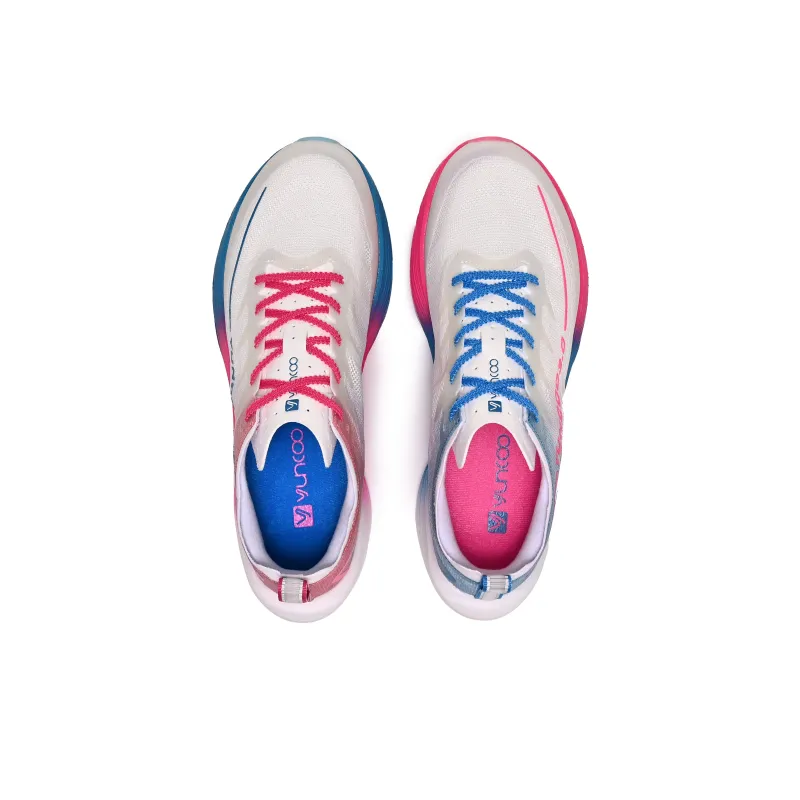 YUNCOO Cushioned Slip-Resistant Breathable Low-Top Marathon Couple Running Shoes Unisex Thunder And Lightning-2