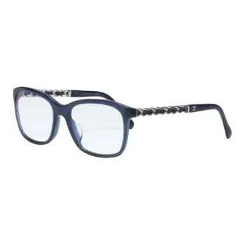 CHANEL 2000s Leather-and-chain Sunglasses