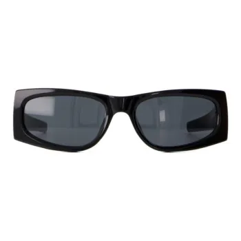 SAINT LAURENT Recycled Acetate Bio Nylon Square Sunglasses Women's Black
