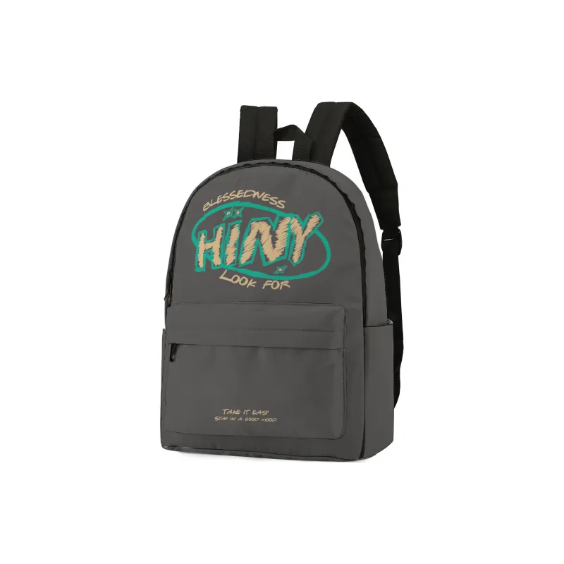 HINY Polyester Student Backpack Regular Unisex Multicolor-1