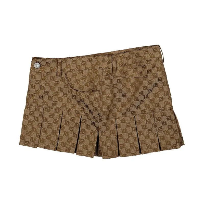 Misbhv Logo jacquard Mini Skirt-2