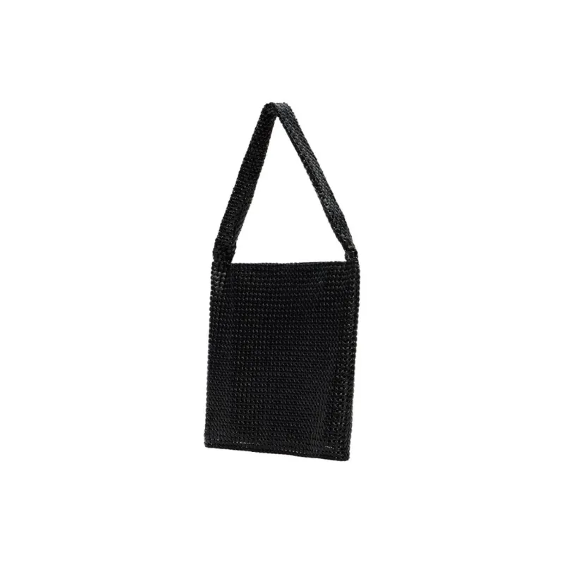 Paco Rabanne Aluminum Handbag Women's Black-1