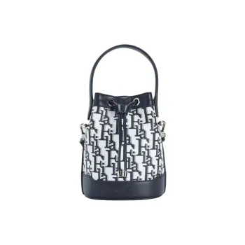 FILA PVC Bucket Bags Shoulder Bag Crossbody Bag Handbag Mini Women's Legend Blue