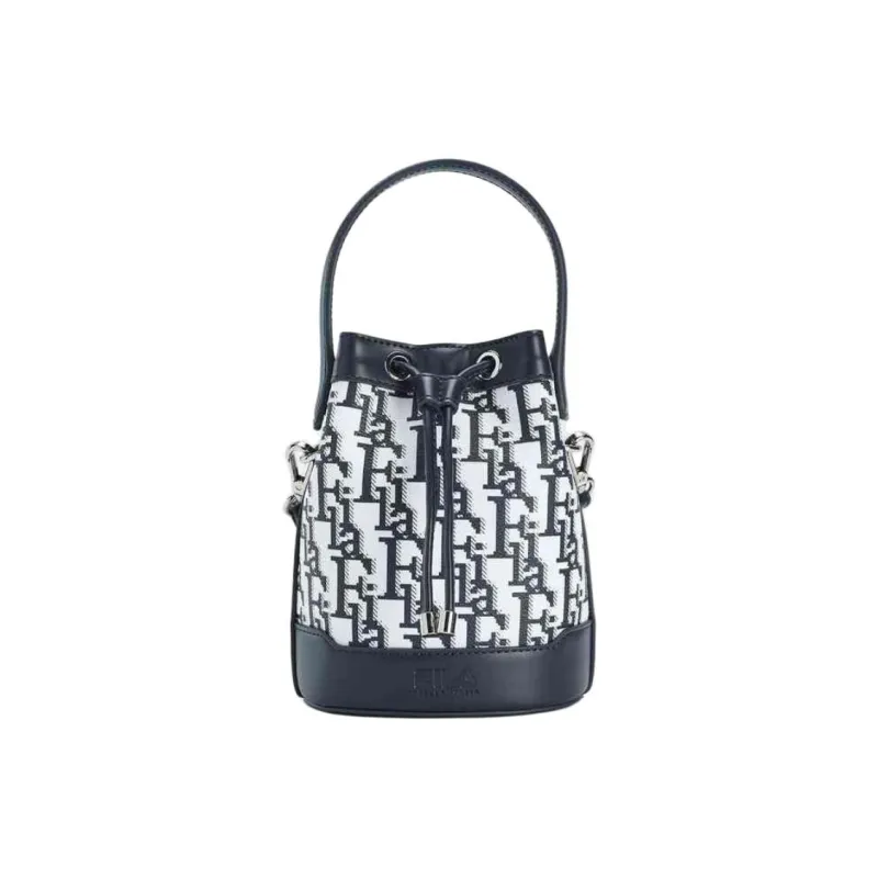 FILA PVC Bucket Bags Shoulder Bag Crossbody Bag Handbag Mini Women's Legend Blue-0