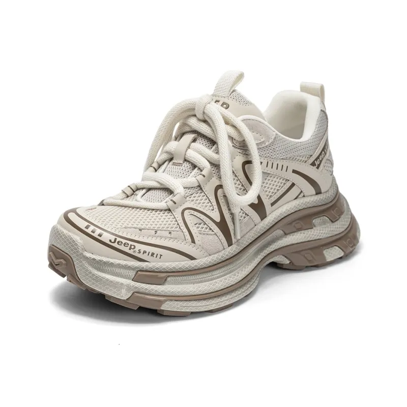 JEEP SPIRIT Breathable And Slip Resistant Low Top Chunky Sneakers Women's-13