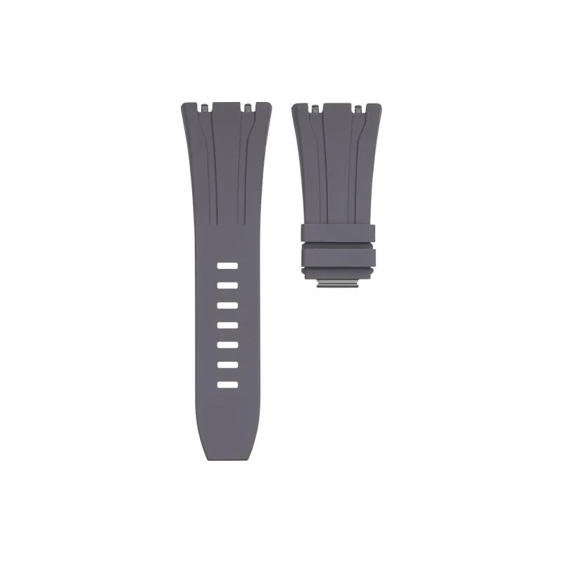 VAGENARI Watch Bands Rubber Strap Compatibility With Apple Royal Oak Offshore 26423BC One Button Quick Release Unisex-16