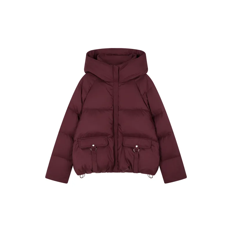 Mo Han Yi Mei Down Jacket Women's Burgundy-0
