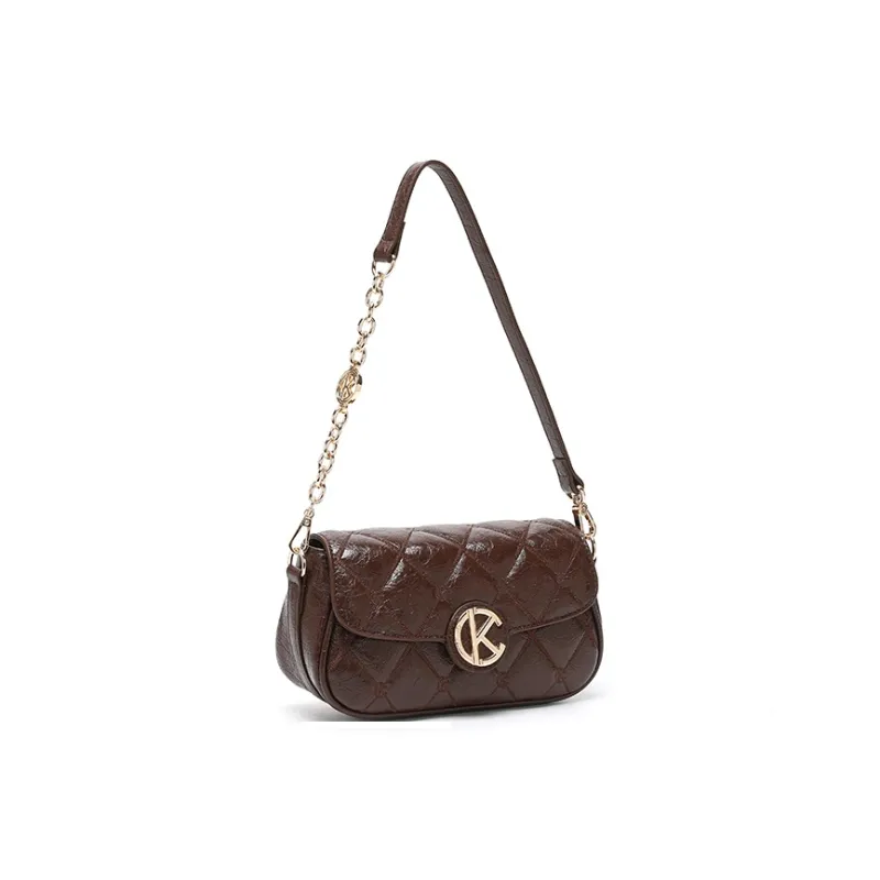 BETTINA VIVIAN PU Crossbody Bag Regular Women's Brown-1