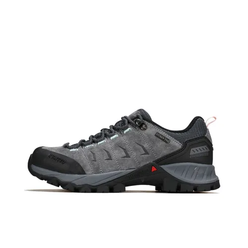 HUMTTO Wear Resistant Slip Resistant Low Top Trekking Shoes Women's Gray