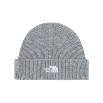THE NORTH FACE Acrylic Yarn Beanies Unisex Gray