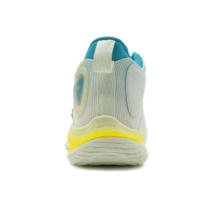 PEAK Cavalry 2 Cushioning Wear Resistant Low Top Basketball Shoes Men's White Blue-3