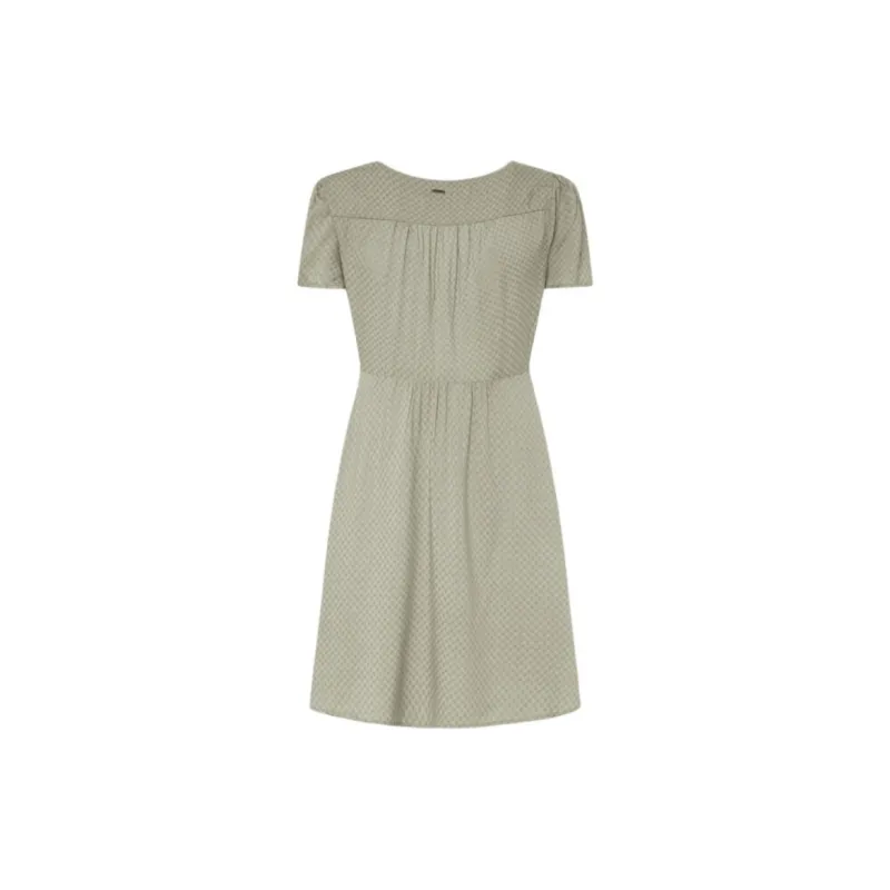 Pepe Jeans Short Sleeved Dress Women's Green-1