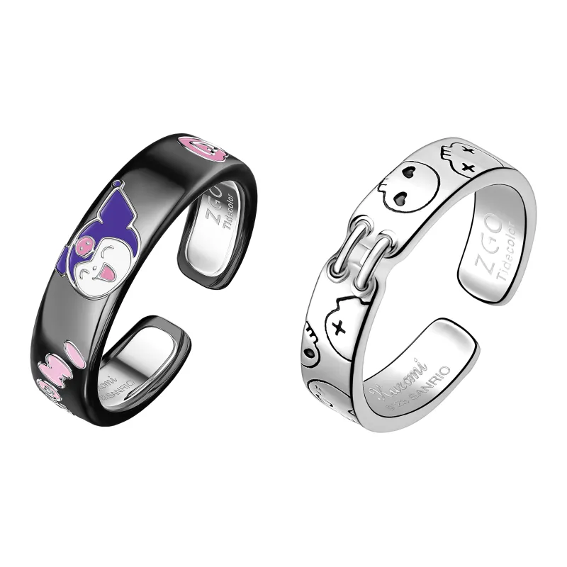 TIDECOLOR Kulomi Copper Rings Unisex-6