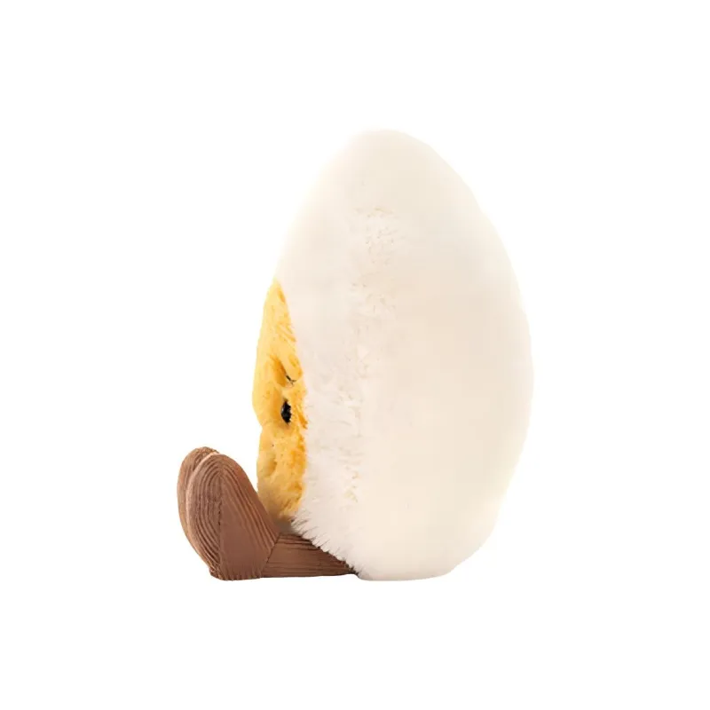 JELLYCAT Fun Food Collection Heartbreaking Egg Boiling Dolls Plush Doll 14cm Height-2