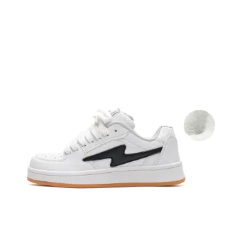 LIANGHUO Slip Resistant Cushioning Impact Resistance Wear Resistant Low Top Skateboard Shoes Unisex Ecru