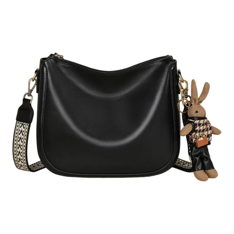 COMELY Cow Leather Patchwork Synthetic Leather Shoulder Bag Crossbody Bag Regular Women's Wine Coffee-12