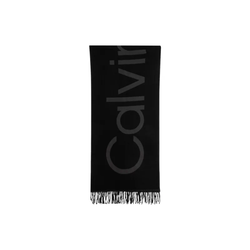 CALVIN KLEIN Knit Scarves Men's Space Black-0