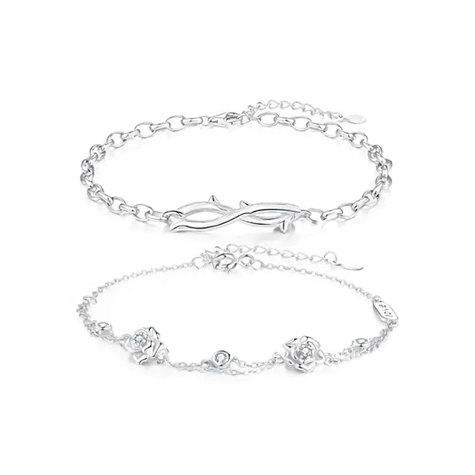 GLOIRE Alloy Bracelets Unisex Date Commute Versatile Style-6