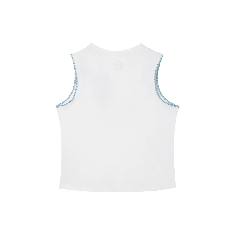 Nike Sleeveless Sports Shirts Women's Sail White-1