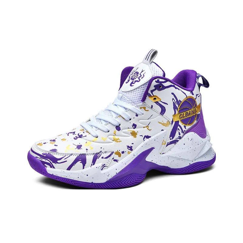 MUSNODO Thermal Coverage Rebound Abrasion Resistant High Top Basketball Shoes Unisex-5