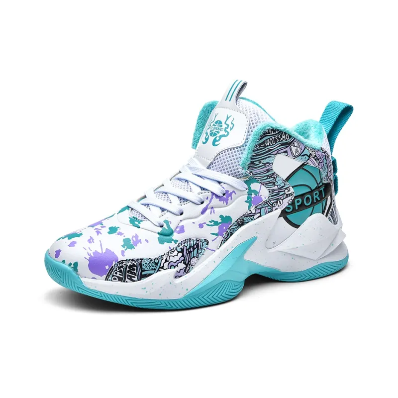 MUSNODO Abrasion Resistant Thermal Rebound High Top Basketball Shoes Unisex-24