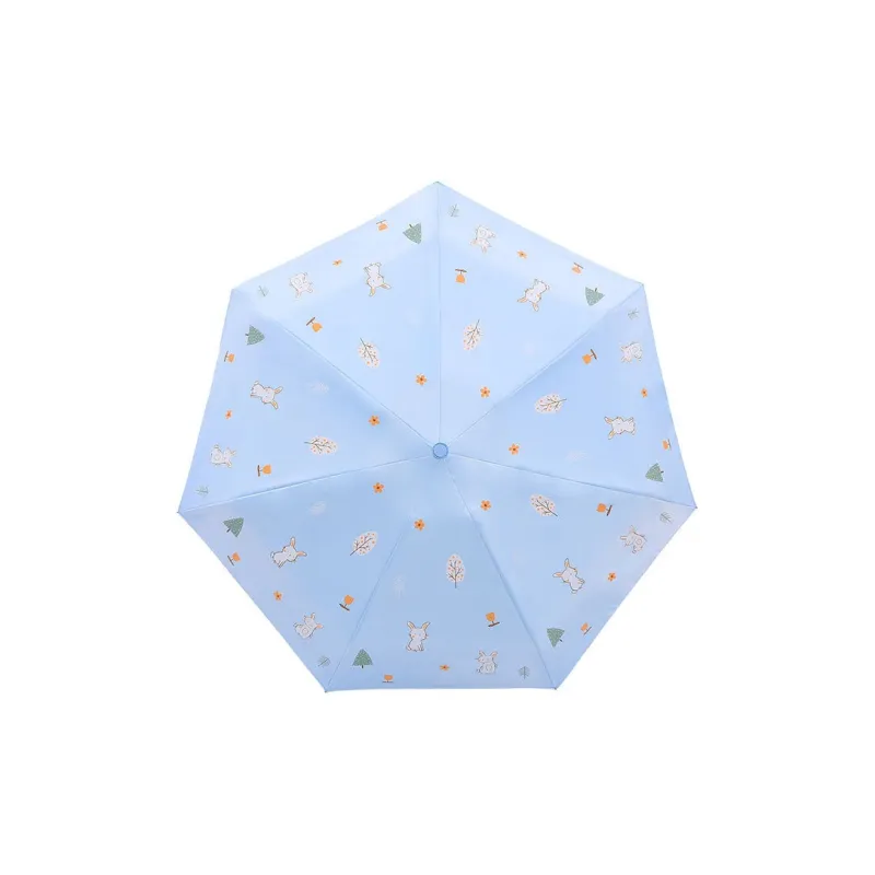 Heavenly Umbrella Ultraviolet Sun And Rain Dual Use Umbrella Vinyl Foldable Portable Sun Umbrella For Unisex-24