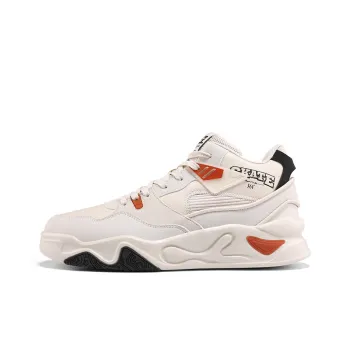 361° Warm Slip Resistant High Top Casual Shoes Men's Beige