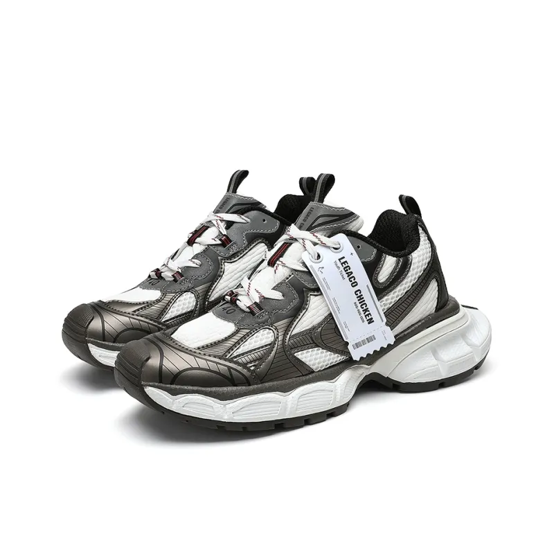 Legaco Chicken Cushioning Anti-Slip Wear-Resistant Breathable Height Increasing Low-Top Chunky Sneakers Unisex-26