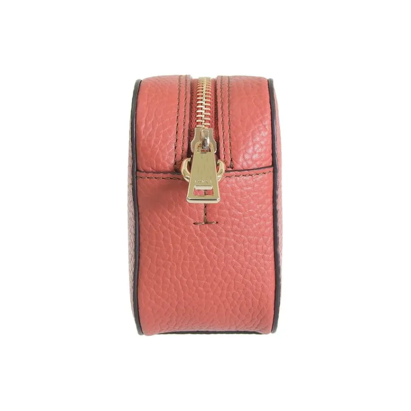 Furla Leather Shoulder Bag, Crossbody Bag Mini Women's Orange-2