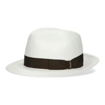 Borsalino Federico Straw Fedora Hat