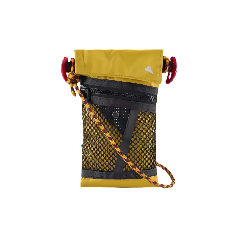 KLATTERMUSEN Algir Lanyard Pocket Polyamide Cell Phone Pouch Crossbody Bag Fanny Pack Mini Unisex Gold Gold-0