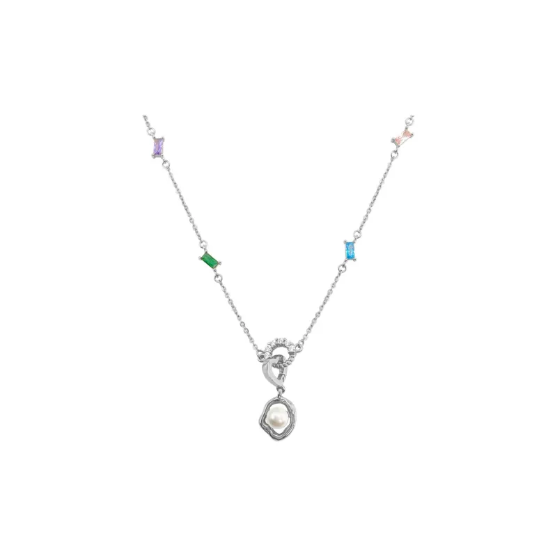 ZHENZHUAOMI Freshwater Pearl Necklaces Women's-4