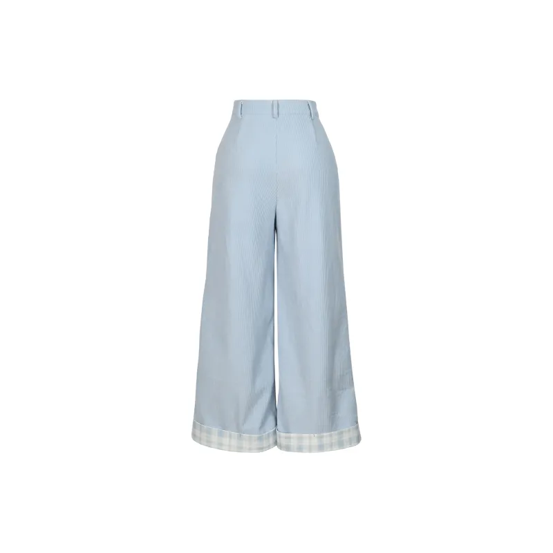 Snbl x Disney Casual Pants Women's Blue-1