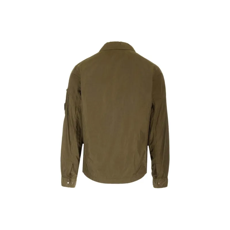 C.P.Company Lens Detailed Curved Hem Overshirt-1