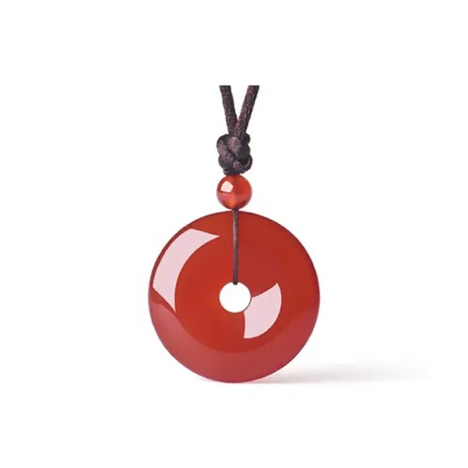 Red All Year Round Agate Necklaces Unisex-2