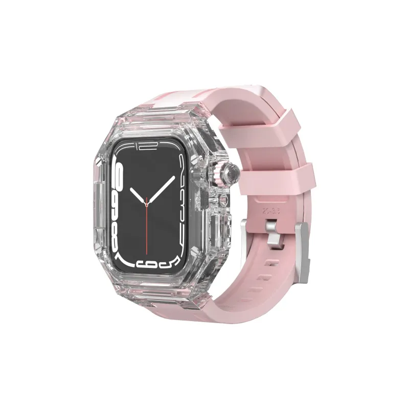 MSSM Apple Compatibility Watch Band 16.76cm~21.33cm 46 Watch Dial Silicone Material-0