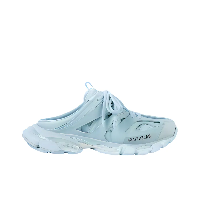 Balenciaga Track 1.0 Odor-Resistant Wrap-toe Slippers Men's Light Blue-1