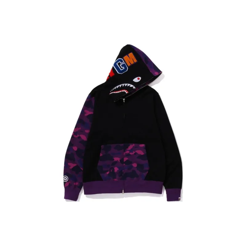 Bape Color Camo Shark Full Zip Hoodie FW23-3